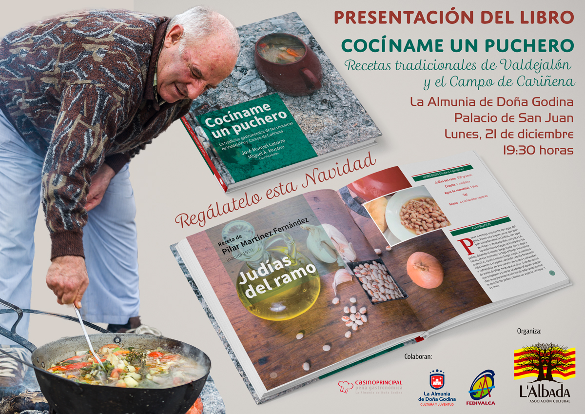 “Cocíname un puchero” se presenta el 21 de diciembre