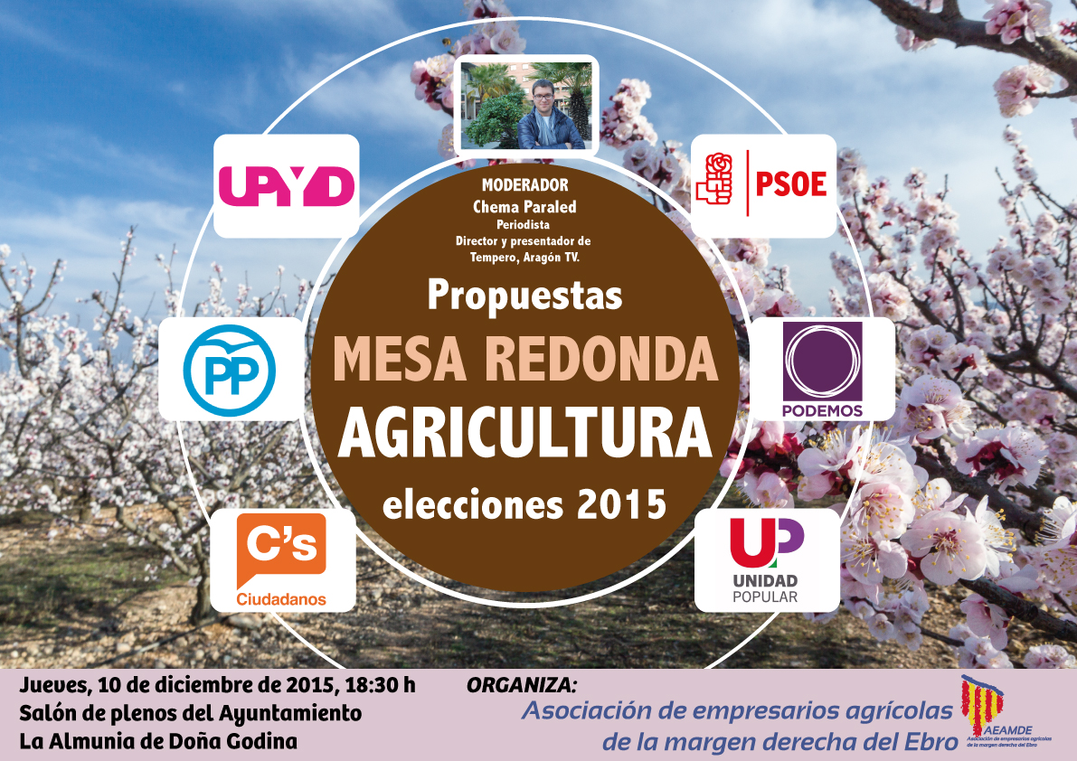Cartel para un debate político