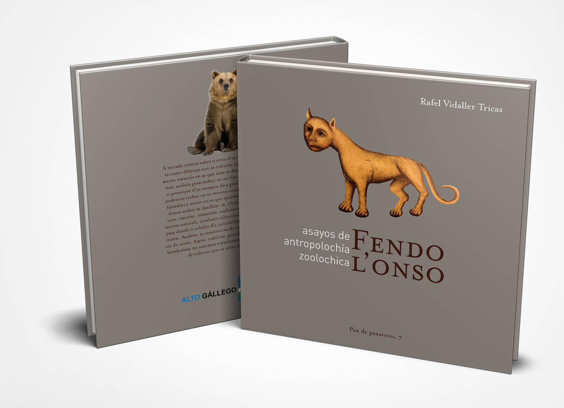 Fendo l’onso, el primer libro de ensayo en aragonés, diseñado por Tintaura
