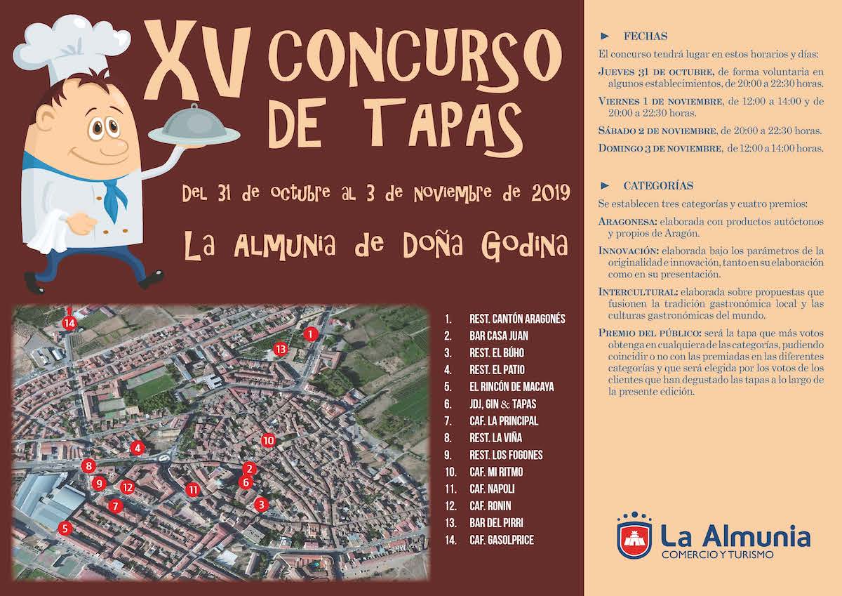 Tintaura se encarga de la logística e imagen del XV del Concurso de Tapas de La Almunia