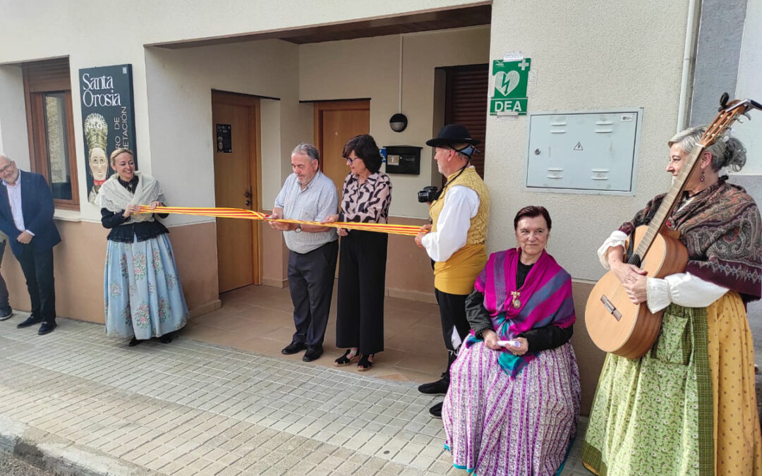 Inaugurado en Yebra de Basa el Centro de Interpretación de Santa Orosia